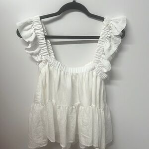 White boutique top